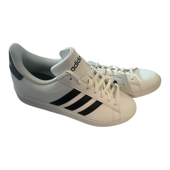 adidas Cloudfoam White and Black Sneakers - Picture 4 of 10